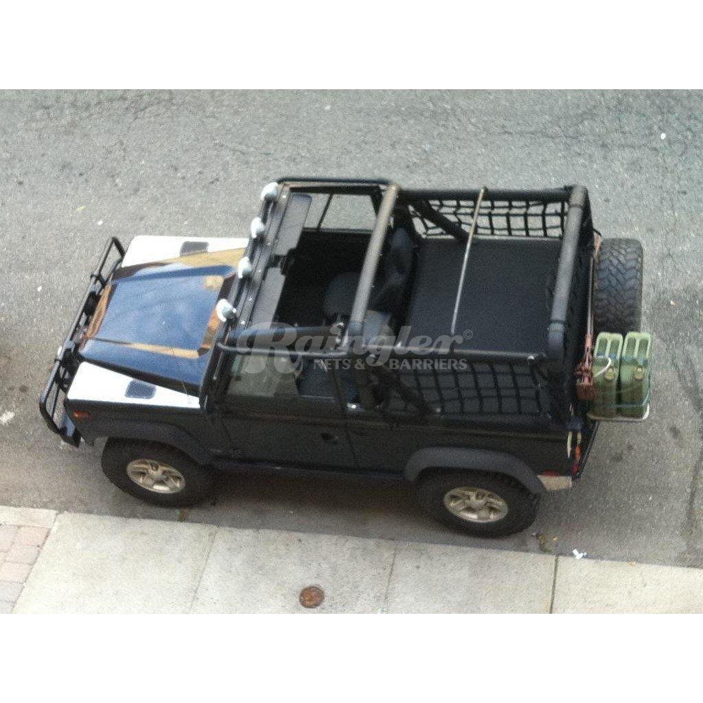 1983 - 2016 Land Rover Defender 90 Series Side and Rear Windows & Overhead Net Package-Raingler