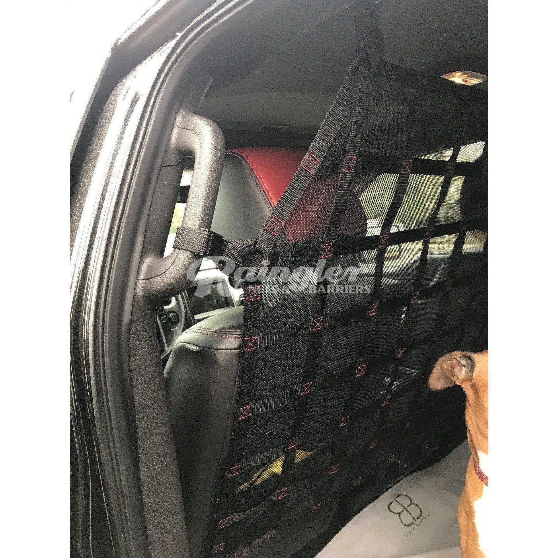 1997 - 2014 Ford F150 / Raptor Super Duty Crew Cab Behind Front Seat Barrier Divider Net-Raingler