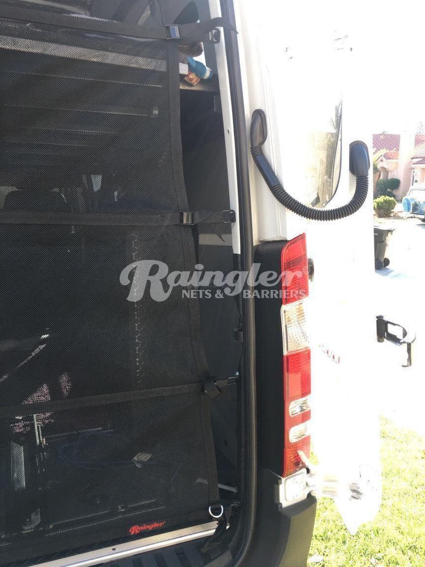 2006 - 2021 Freightliner Sprinter 2nd Gen Standard Roof Model Rear Barrier Divider Net-Raingler