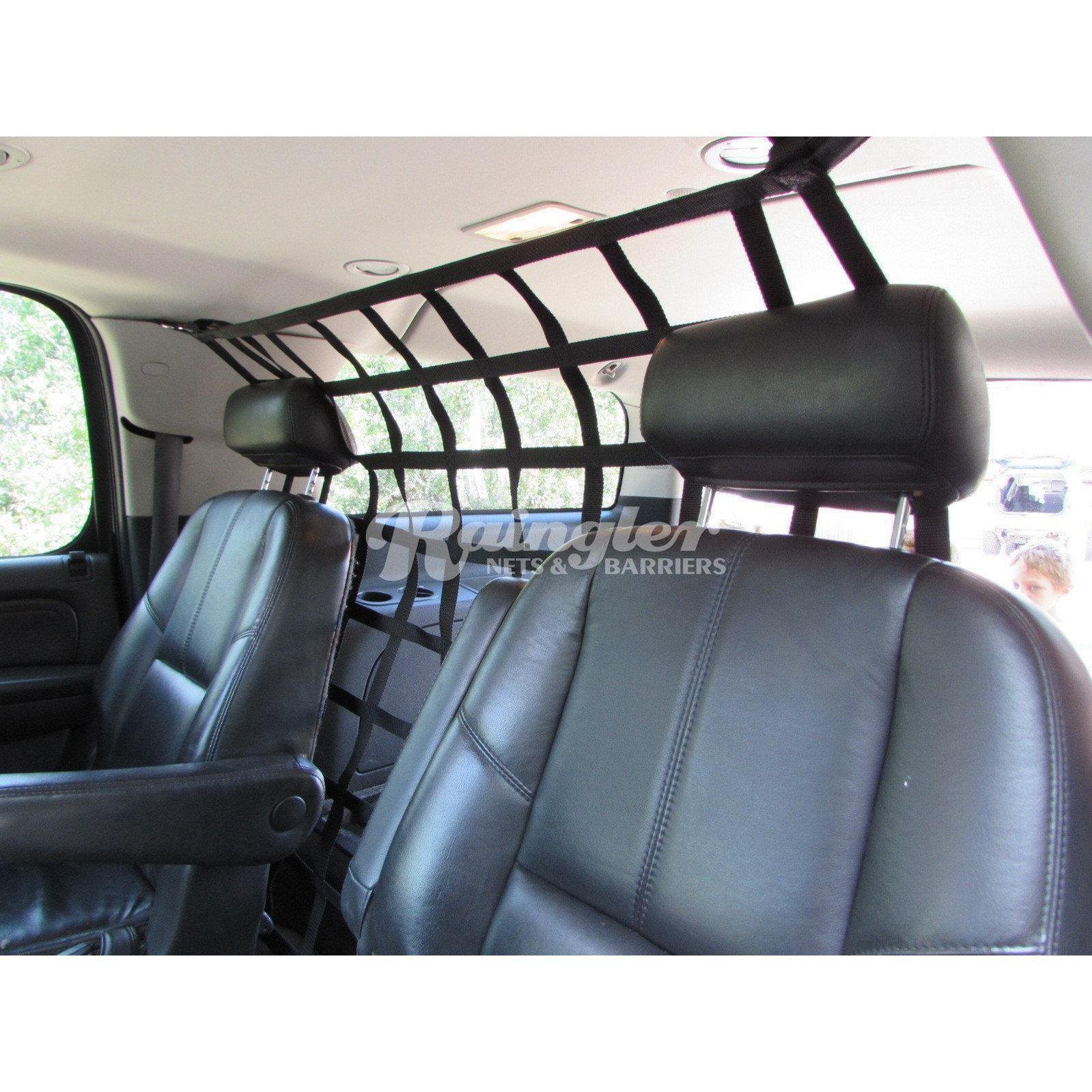 2021 - Newer Cadillac Escalade / Escalade ESV Behind 2nd Row Seats Rear Barrier Divider Net-Raingler