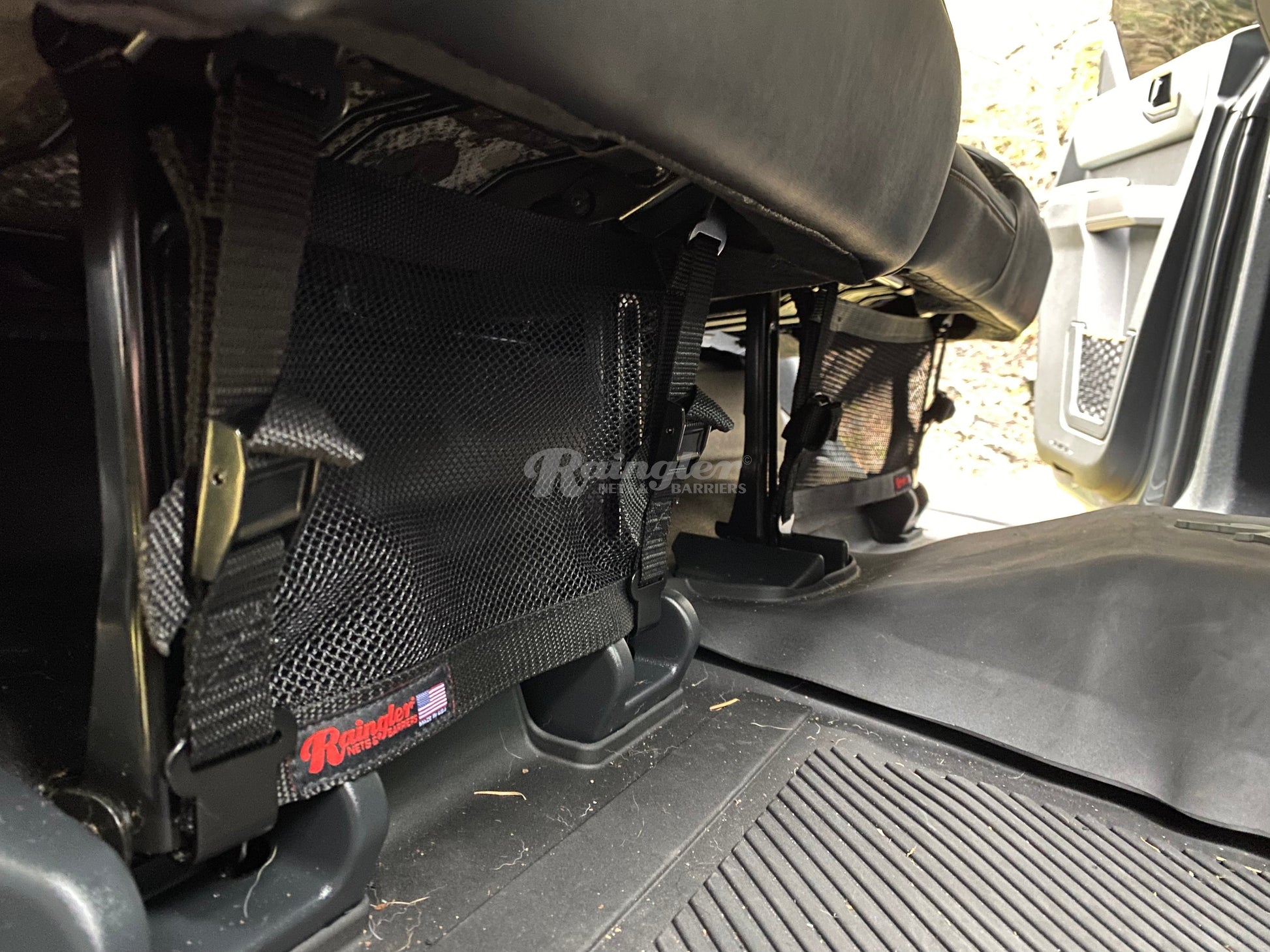 2021 - Newer Ford Bronco 4 door Under Seat Storage Nets-Raingler