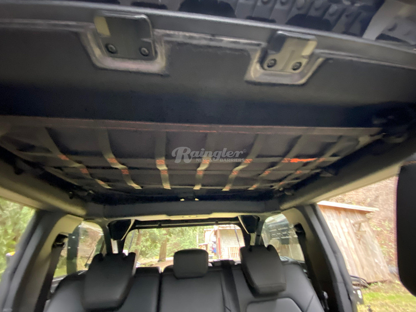 2021 - Newer Ford Bronco EZ Install Above 2nd Row Seat Attic Net-Raingler