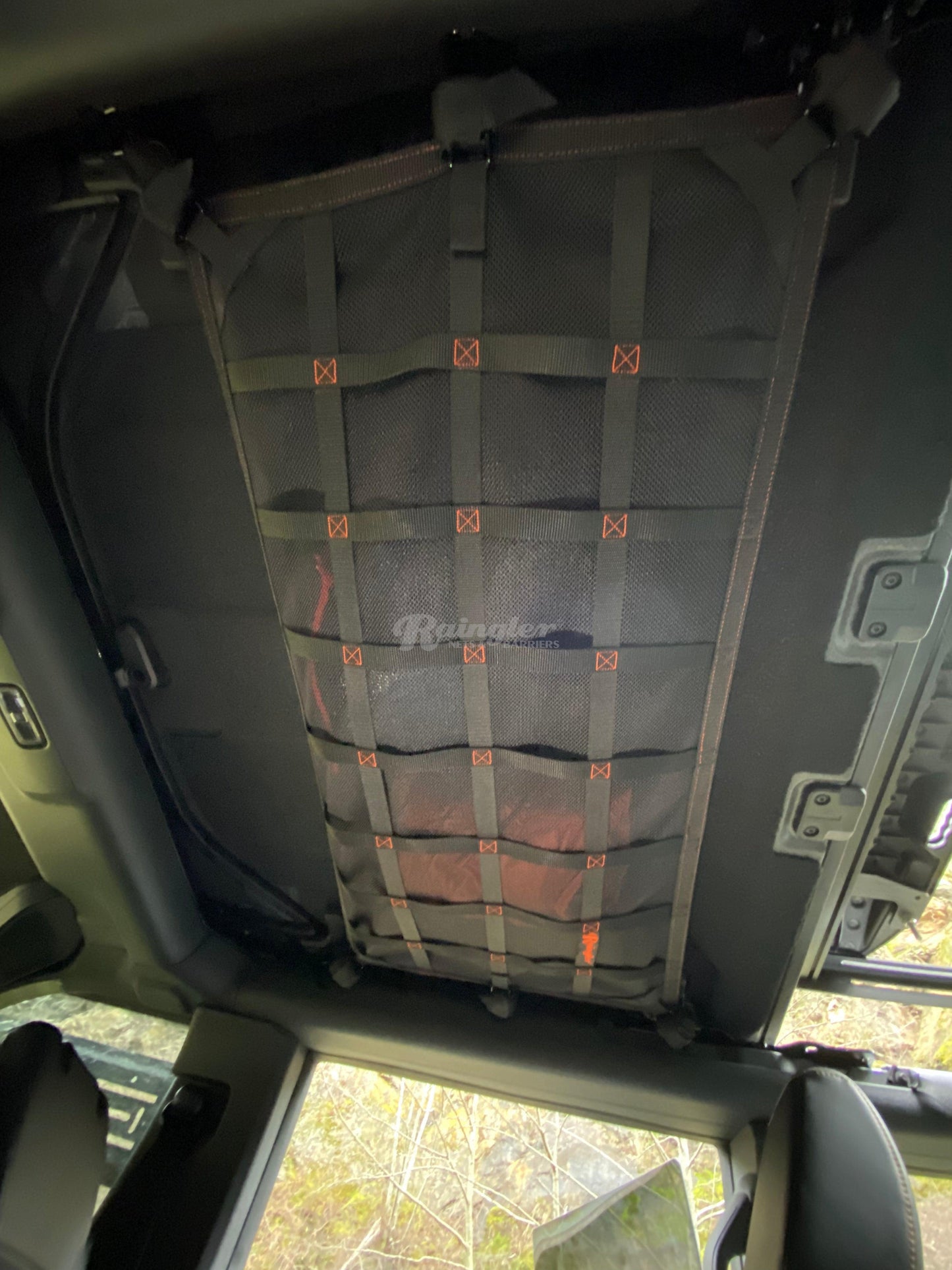 2021 - Newer Ford Bronco EZ Install Above 2nd Row Seat Attic Net-Raingler