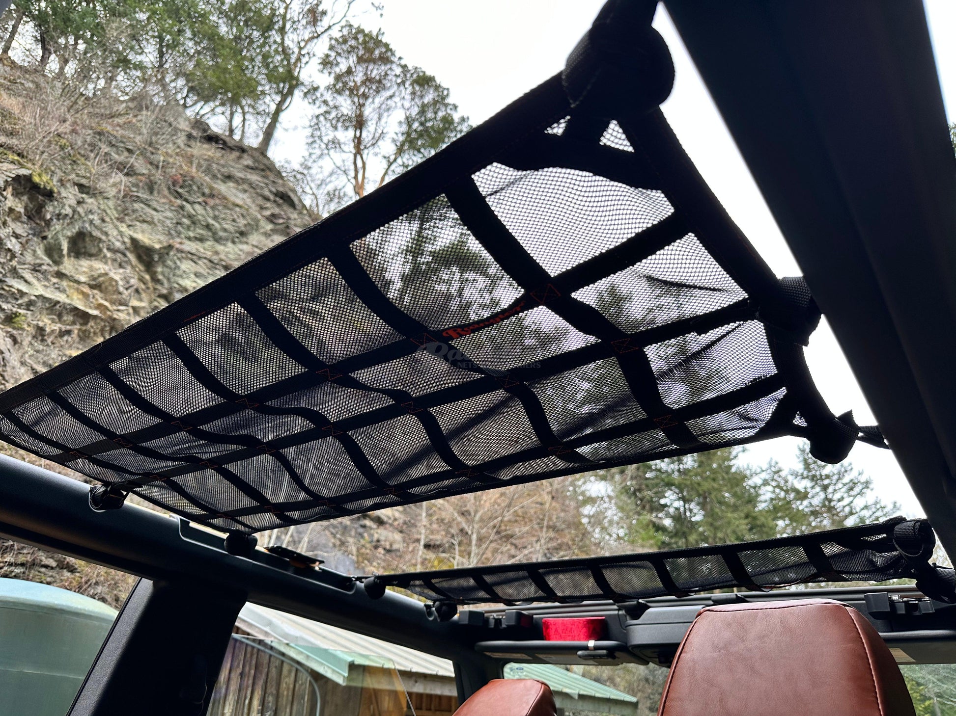 2021 - Newer Ford Bronco EZ Install Above 2nd Row Seat Attic Net-Raingler