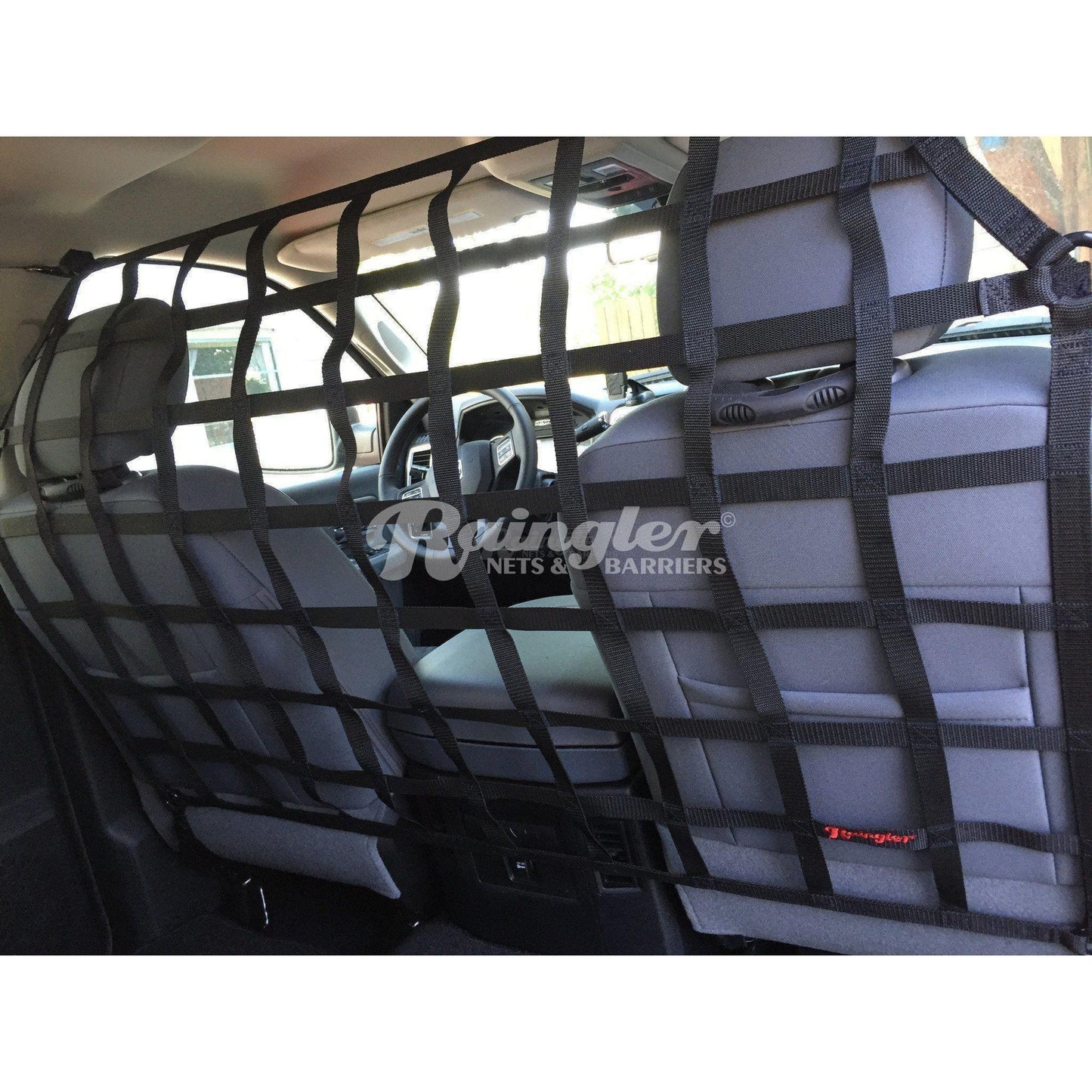 2022 - newer Ford Maverick Crew Cab Behind Front Seats Barrier Divider Net-Raingler