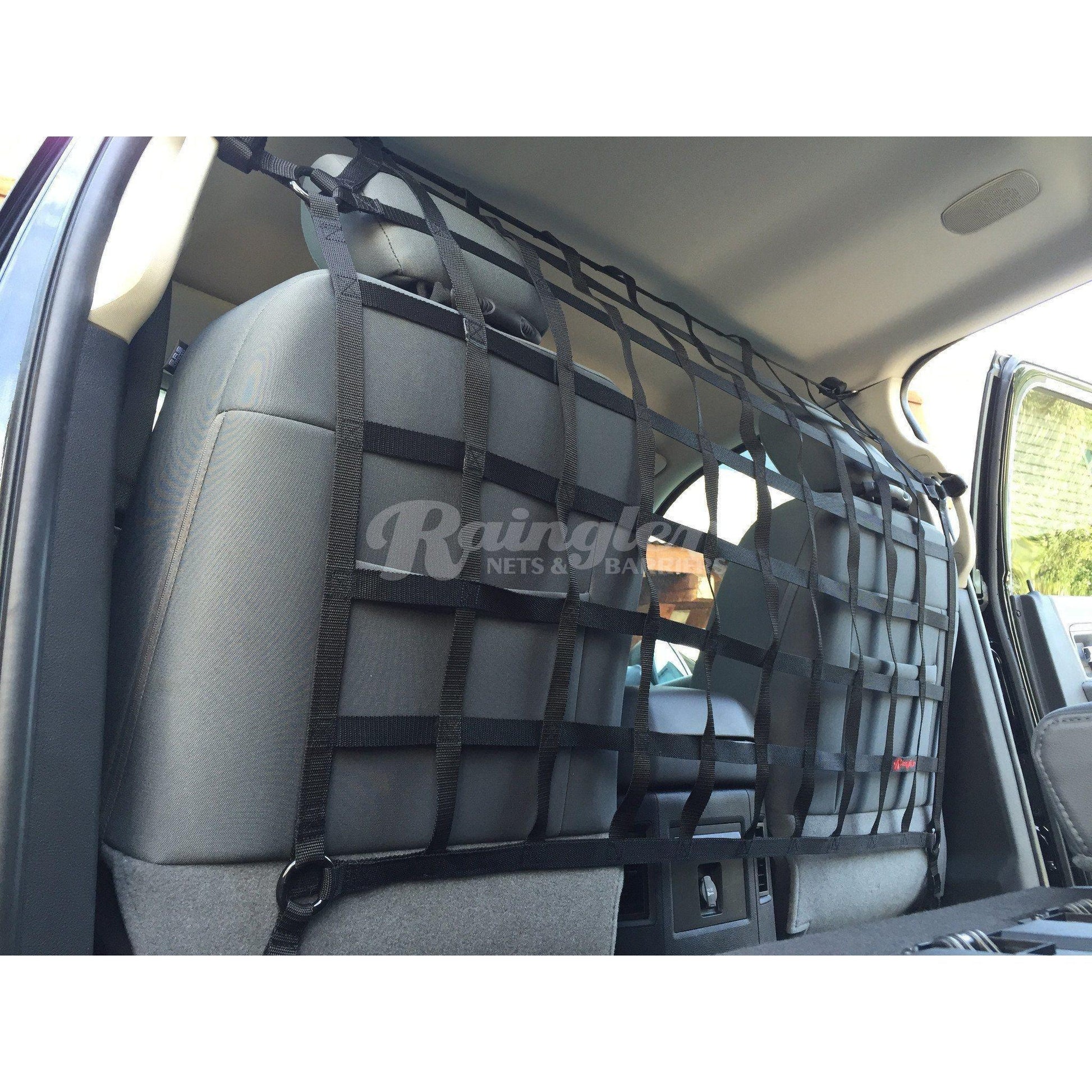 1997 - 2017 Ford Expedition and Expedition MAX Behind Front Seats Barrier Divider Net-Raingler