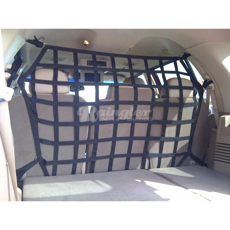 1999 - 2005 Ford Excursion Behind 2nd Row Seats Rear Barrier Divider Net-Raingler