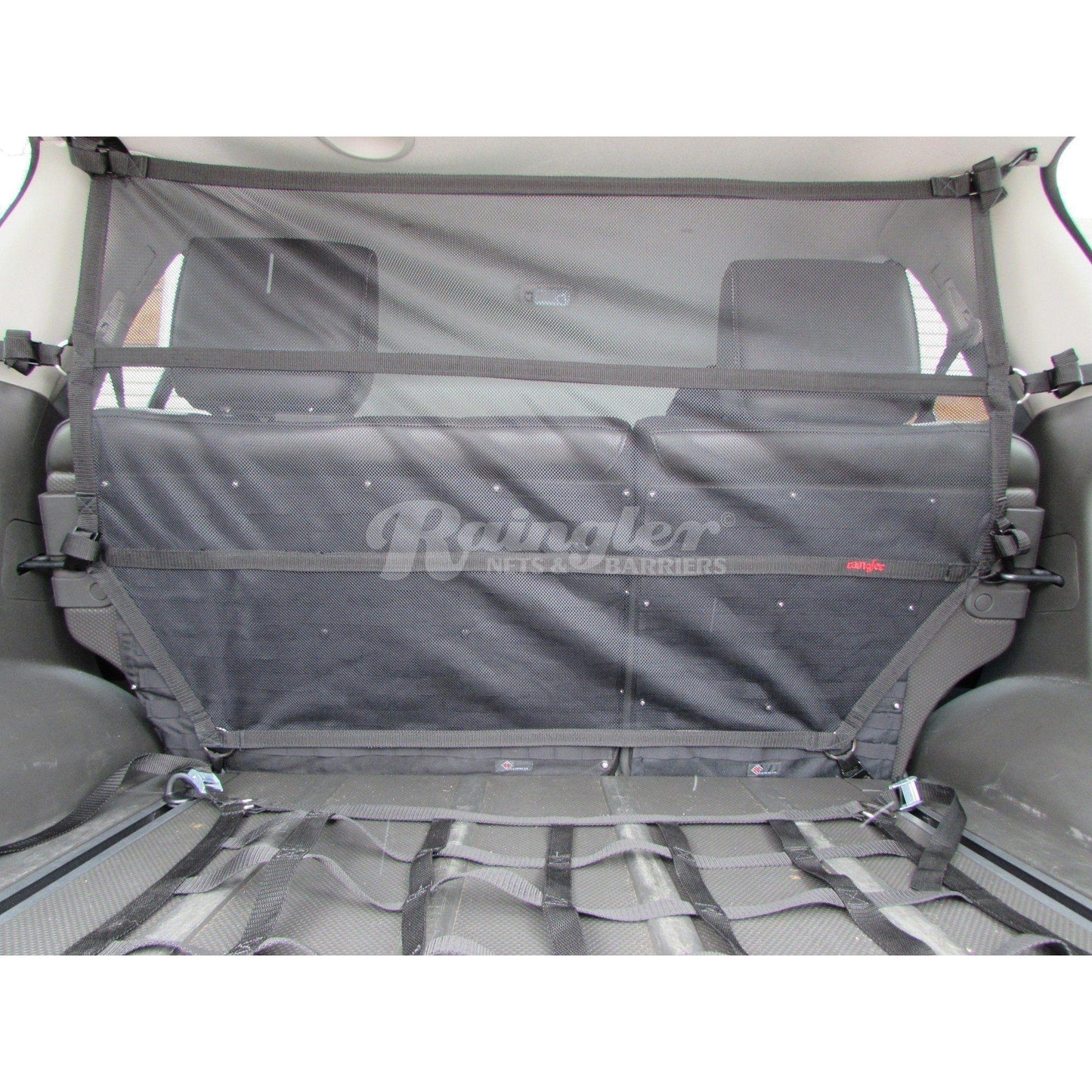 1999 - 2005 Ford Excursion Behind 2nd Row Seats Rear Barrier Divider Net-Raingler