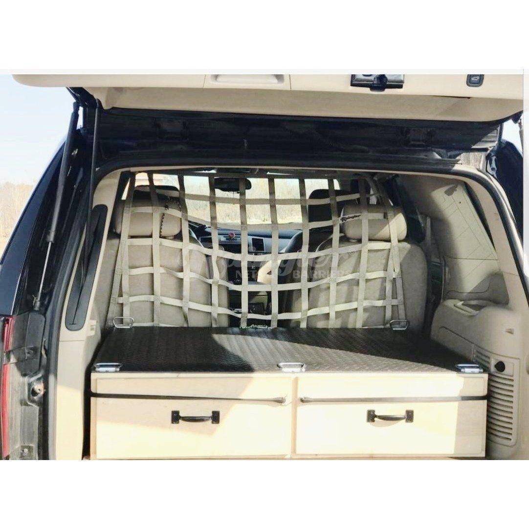 2007 - 2014 Chevrolet Suburban Behind 2nd Row Seats Rear Barrier Divider Net SRBN-Raingler