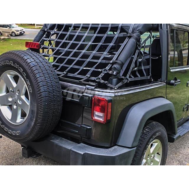 2007 - 2018 Jeep Wrangler Unlimited JKU 4 Door Back Window Net-Raingler