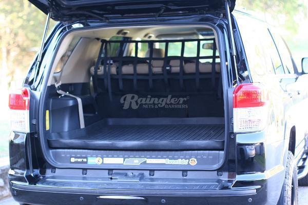 2007 - Newer Toyota FJ Cruiser Behind 2nd Row Seats Rear Half Upper Barrier Divider Net-Raingler