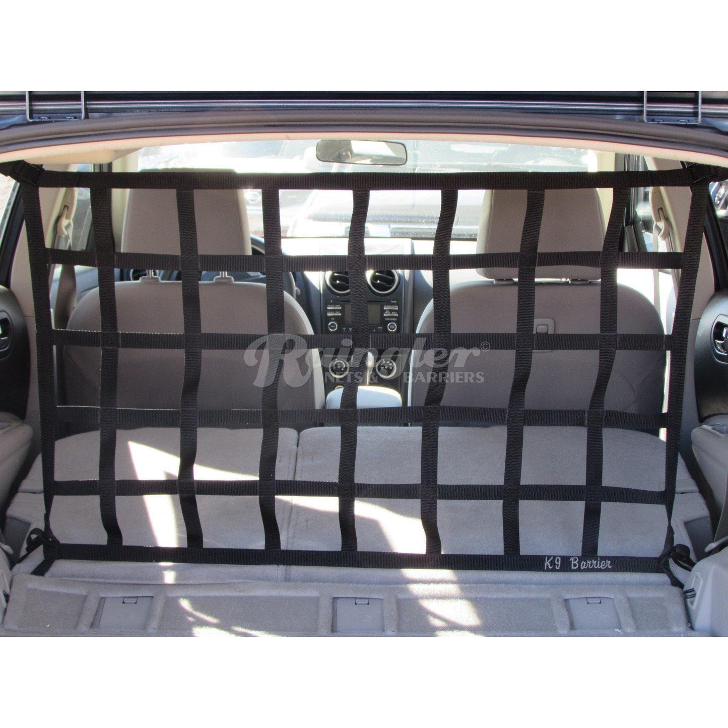 2008 - Newer Nissan Rogue and Rogue Select Behind 2nd Row Seats Rear Barrier Divider Net-Raingler